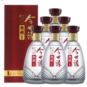 今世緣 典藏5 濃香型/幽雅醇厚型 白酒 42度 500ml*6瓶 整箱裝 - 價格