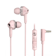漫步者(EDIFIER) HECATE GM360入耳式双动圈四核低音炮音乐耳机 手机线控调音带麦耳塞 高音质游戏耳麦 粉色