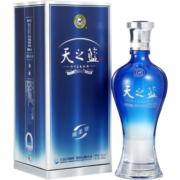 洋河 蓝色经典 天之蓝 浓香型高度白酒 52度 480ml 单瓶装 口感绵柔