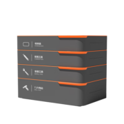 得力（deli）T-BOX家用层叠式工具套装加工维修工具箱电钻螺丝刀 H1001-ADEF