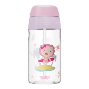 膳魔师（THERMOS） 水杯夏季儿童水杯膳魔师吸管杯女1岁宝宝420ml粉紫