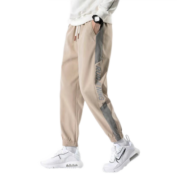 凡客诚品工装裤男2023春夏季休闲裤男士青少年男裤 卡其 L体重95-110斤