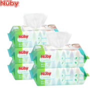 Nuby 努比 带防尘盖婴儿柔湿巾 80抽*5包