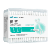 PLUS会员、概率券: Winner 稳健 一次性医用棉签 200支/盒