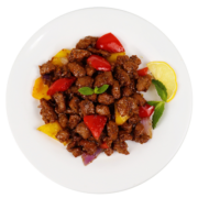 紫光园 黑椒牛肉粒250g 预制菜方便菜 生鲜半成品菜 清真食品 北京特产