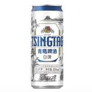PLUS会员：青岛啤酒 20版 全麦白啤 330ml*24罐 整箱