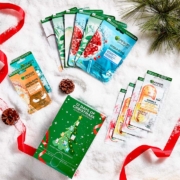 Garnier 卡尼尔 保湿亮白滋养面膜+眼膜圣诞日历组合 12片