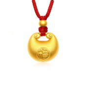 京东百亿补贴：权大福999 足金胖福金坨金珠红绳约1.6-1.7g