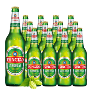 tsingtao青岛啤酒经典啤酒600ml12瓶2件凑单品