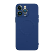 狸贝多 苹果MagSafe磁吸肤感保护壳iPhone直边TPU手机壳防摔软壳 【海军蓝】磁吸保护壳 iPhone 14