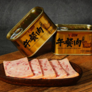 90%肉含量，林家铺子 金罐午餐肉 200g*2罐