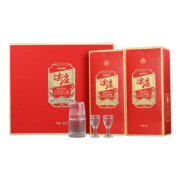 五粮液股份 尖庄红优 浓香型白酒 50度 500ml*2瓶 礼盒装