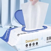 9月1日10点、限6000件、聚划算百亿补贴：德佑 湿厕纸家庭装 40抽*2包