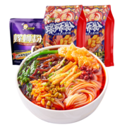 好欢螺（HAOHUANLUO）螺蛳粉加辣加臭柳州特产螺丝粉酸辣粉速食米粉 经典原味5袋