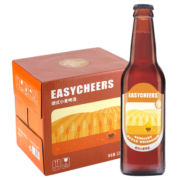 Easycheers德式小麦精酿白啤12度原麦汁浓度 国产啤酒 青岛趣饮 12支整箱