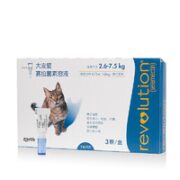 REVOLUTION 大宠爱 猫用体内外一体驱虫药 整盒3支 2.6-7.5kg