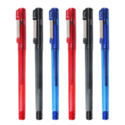 斑马牌（ZEBRA） Z-Grip中性笔C-JJ1考试黑色水笔0.5mm签字学生用考试用水笔 蓝杆BL（蓝芯） 10支装