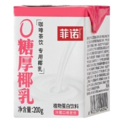 菲诺 0糖版厚椰乳 200g*12盒