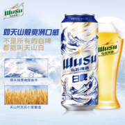 夺命大乌苏 高端天山阿克苏小麦白啤酒 500ml*6罐