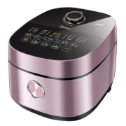 PLUS会员：Midea 美的 MB-FB40X1-101A 电饭煲 4L 星云红