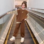 啪吡熊（PAPIBEAR）女童春秋卫衣三件套