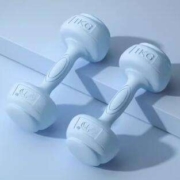 再降价、15点开始、需首单：品健 哑铃 天青蓝 1KG*2