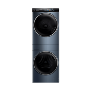 海尔（Haier）叠黛和美洗烘套装 10Kg智投滚筒洗衣机全自动+双擎热泵烘干机家用组合 洗烘护一体 XQG100-BD286U1