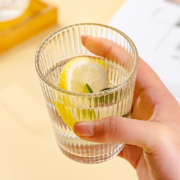 京喜小程序:青苹果 玻璃杯 竖条纹杯 单只装