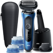plus会员、需抢券：博朗（BRAUN）亲肤6系德国进口刀头往复式刮胡刀洁净大礼盒 含清洁液+凑单品1+凑单品2+凑单品3