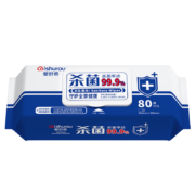 plus：爱舒柔 消毒杀菌湿巾 80片*5件