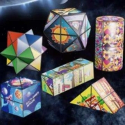 聚划算百亿补贴：SNAEN 斯纳恩 百变魔方 立体几何磁力变形积木 多款可选