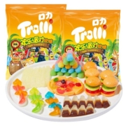 口力Trolli软果橡皮糖礼盒六一儿童节礼物汉堡软礼包棒棒糖糖果