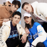 KELME 卡尔美 情侣款时尚棒球棉服夹克 宽松版型