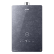 海尔（Haier）燃气热水器13升16升高配水伺服恒温快速热智能热水器燃气天然气密闭稳燃仓节能海尔kl5五重净水 玻璃屏16升密闭稳燃+下置风机+高配水伺服FA05