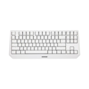 樱桃（Cherry）MX1.0 TKL G80-3811LSAEU-0 机械键盘 有线键盘 游戏键盘 87键背光机械键盘 白色 青轴