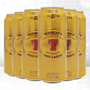 英国进口，Tennent's 替牌 醇正拉格啤酒 500mL*6听