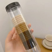 天降福利：高弹力耐用发圈 20根 咖色系