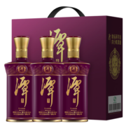 潭酒红得发紫真年份酱香型白酒53度坤沙纯粮食酒仙潭送礼宴请结婚酒 2022版500ml*3 礼盒装