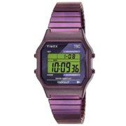 Timex 天美时 T80 时尚钢带方块表TW2U93900