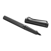 凌美(LAMY)宝珠笔签字笔 Safari狩猎系列磨砂黑 ABS材质 蓝色笔芯圆珠笔 德国进口 0.7mm送礼礼物
