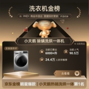 小天鹅(LittleSwan)滚筒洗衣机全自动 10公斤家用全自动洗衣机洗烘一体机 10公斤除菌除螨蒸汽烘干TD100PURE