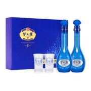 YANGHE 洋河 梦之蓝 蓝色经典 M6 45%vol 浓香型白酒 500ml*2瓶 礼盒装