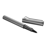 凌美(LAMY)宝珠笔签字笔 Al-star恒星系列银灰色 金属铝笔杆材质 黑色笔芯圆珠笔 德国进口 0.7mm送礼礼物