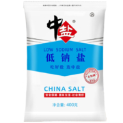 PLUS会员：中盐 盐 低钠盐400g 未加碘