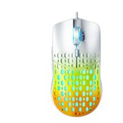 AULA 狼蛛 S11Pro 有线鼠标 3600DPI 橙黄