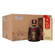 红星二锅头 醇和紫坛 兼香型 白酒 43度 500mL*6瓶 整箱装 节日送礼