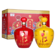 牛栏山 龙凤呈祥红黄坛 浓香型白酒  52度 2L*2坛 礼盒装