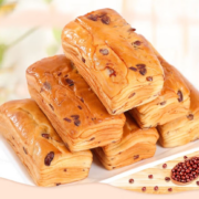 京东百亿补贴：比比赞 红豆味 千层面包 1000g