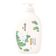 隆力奇（LONGRICH）牛奶沐浴露滋润保湿家庭装男女通用留香沐浴乳大瓶装 莲花清香沐浴露1L