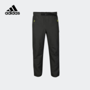限S码 adidas阿迪达斯薄款梭织直筒裤长裤GF4006